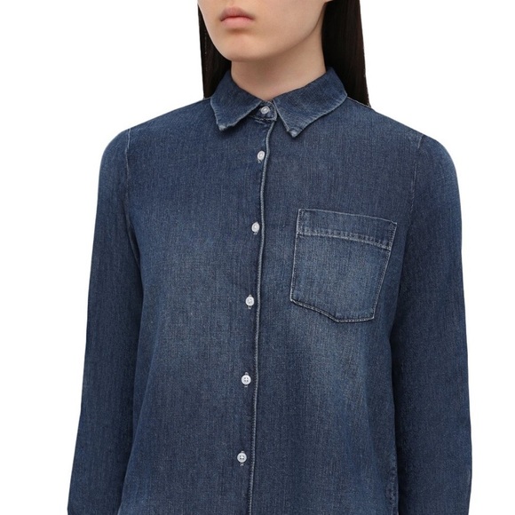 Adriano Goldschmied AG Cade Chambray Shirt NWT - Picture 4 of 12